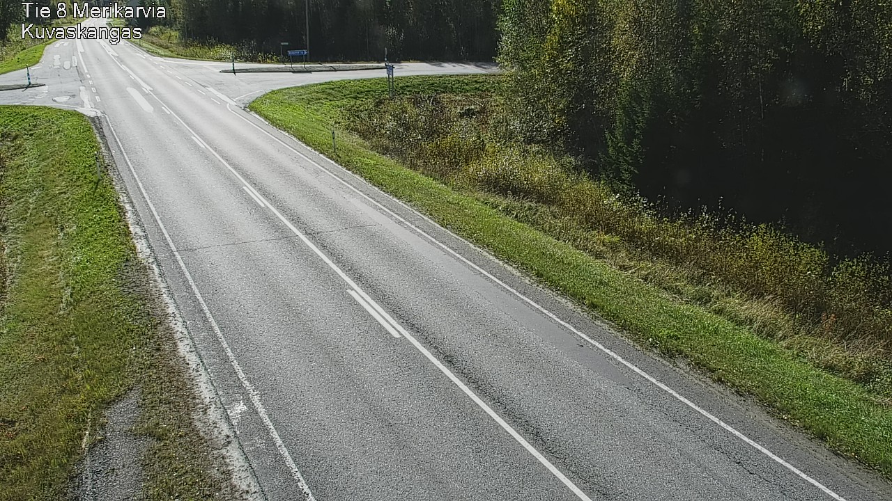 Weather Camera Image Road 8 Merikarvia, Kuvaskangas, Merikarvia, Satakunta