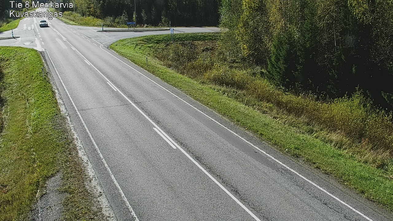 Weather Camera Image Road 8 Merikarvia, Kuvaskangas, Merikarvia, Satakunta