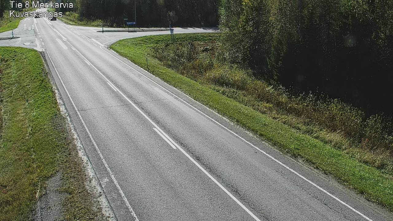Weather Camera Image Road 8 Merikarvia, Kuvaskangas, Merikarvia, Satakunta