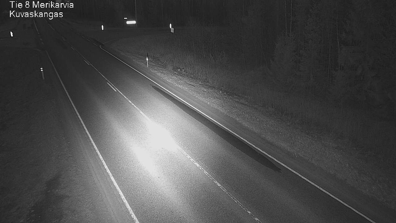 Weather Camera Image Road 8 Merikarvia, Kuvaskangas, Merikarvia, Satakunta