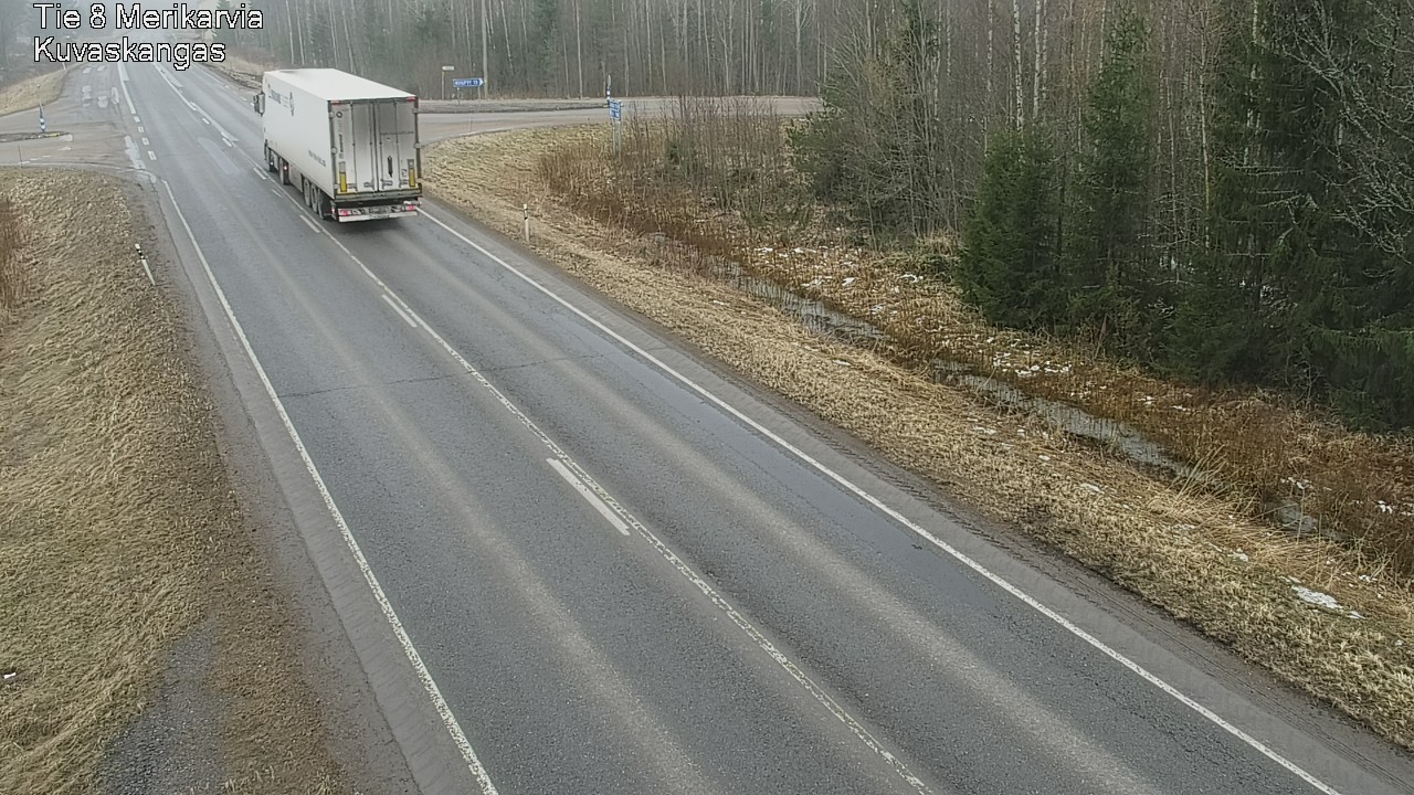 Weather Camera Image Väg 8 Merikarvia, Kuvaskangas, Merikarvia, Satakunta
