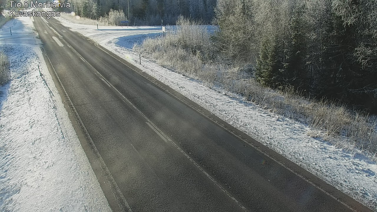 Weather Camera Image Road 8 Merikarvia, Kuvaskangas, Merikarvia, Satakunta