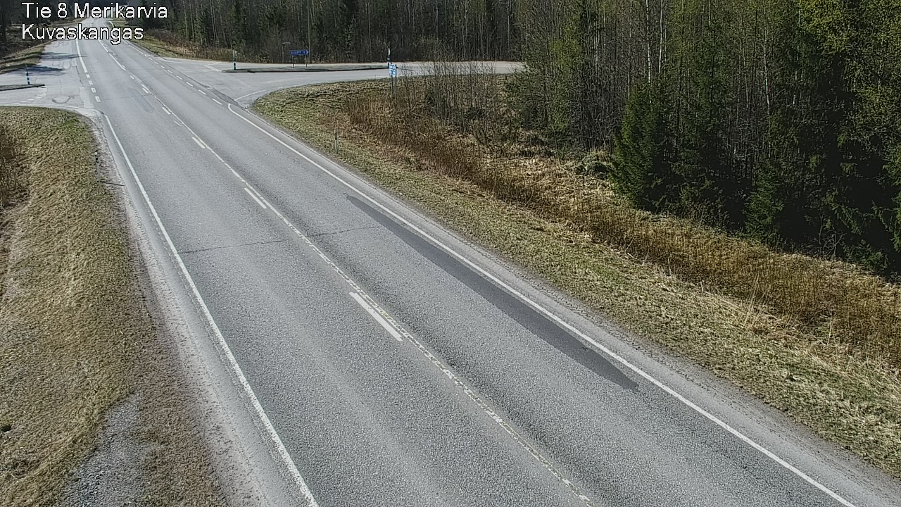 Weather Camera Image Road 8 Merikarvia, Kuvaskangas, Merikarvia, Satakunta