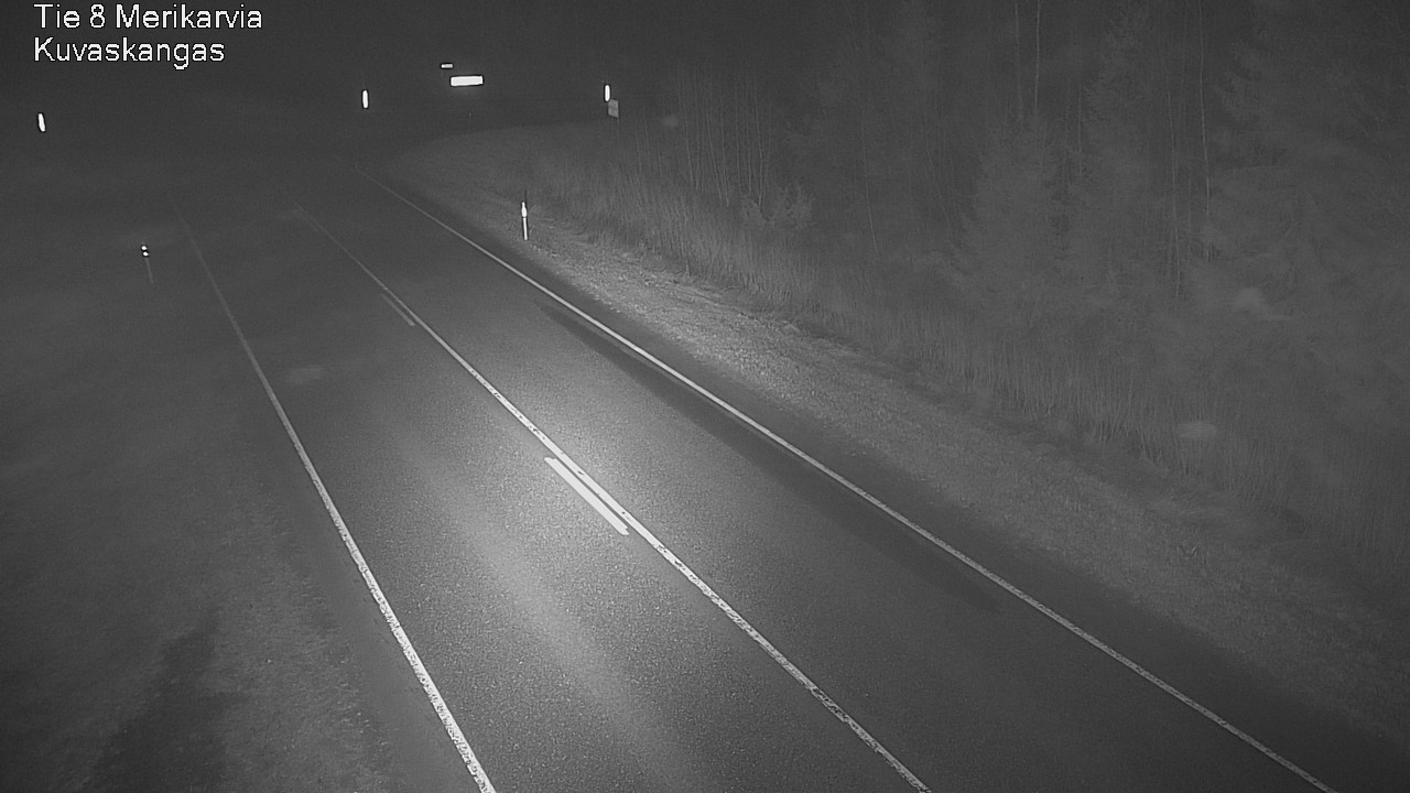 Weather Camera Image Road 8 Merikarvia, Kuvaskangas, Merikarvia, Satakunta