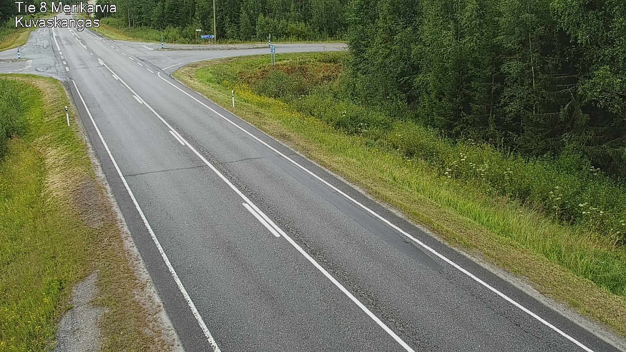 Weather Camera Image Väg 8 Merikarvia, Kuvaskangas, Merikarvia, Satakunta