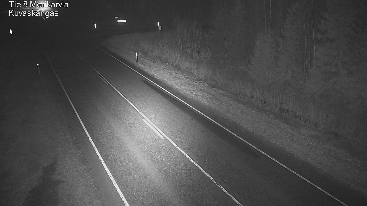 Weather Camera Image Road 8 Merikarvia, Kuvaskangas, Merikarvia, Satakunta