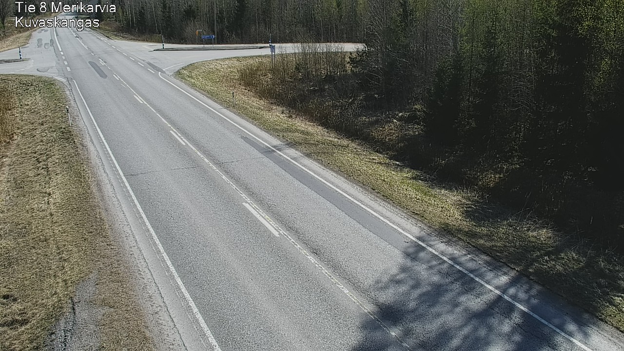 Weather Camera Image Road 8 Merikarvia, Kuvaskangas, Merikarvia, Satakunta
