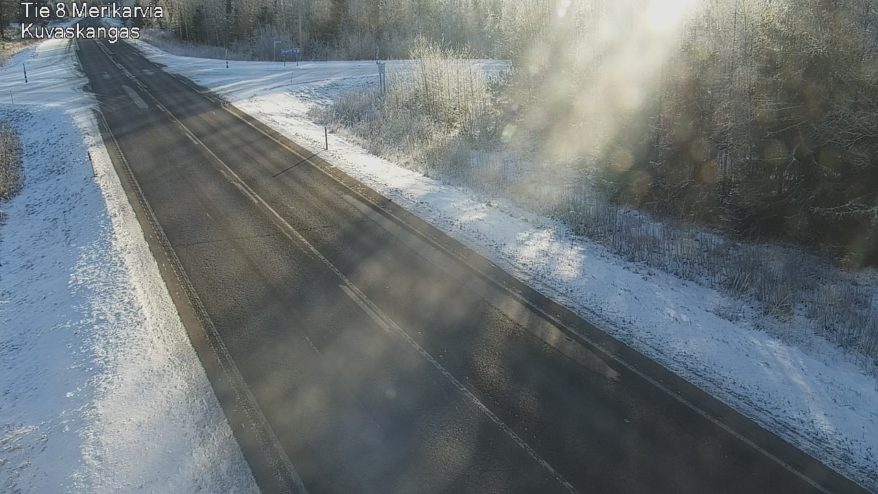 Weather Camera Image Road 8 Merikarvia, Kuvaskangas, Merikarvia, Satakunta