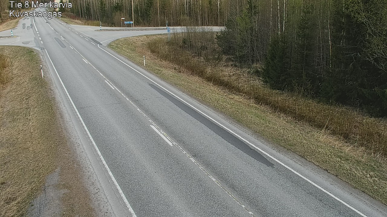 Weather Camera Image Road 8 Merikarvia, Kuvaskangas, Merikarvia, Satakunta