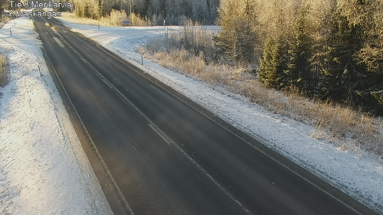 Weather Camera Image Road 8 Merikarvia, Kuvaskangas, Merikarvia, Satakunta