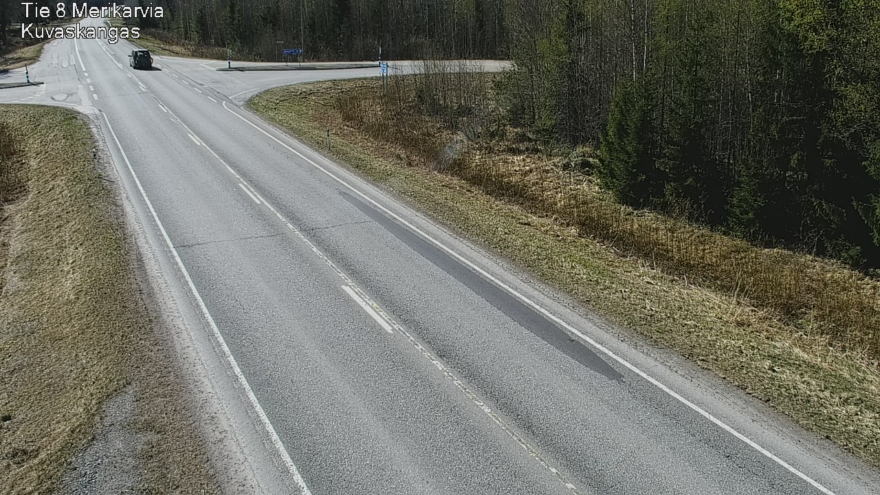 Weather Camera Image Road 8 Merikarvia, Kuvaskangas, Merikarvia, Satakunta