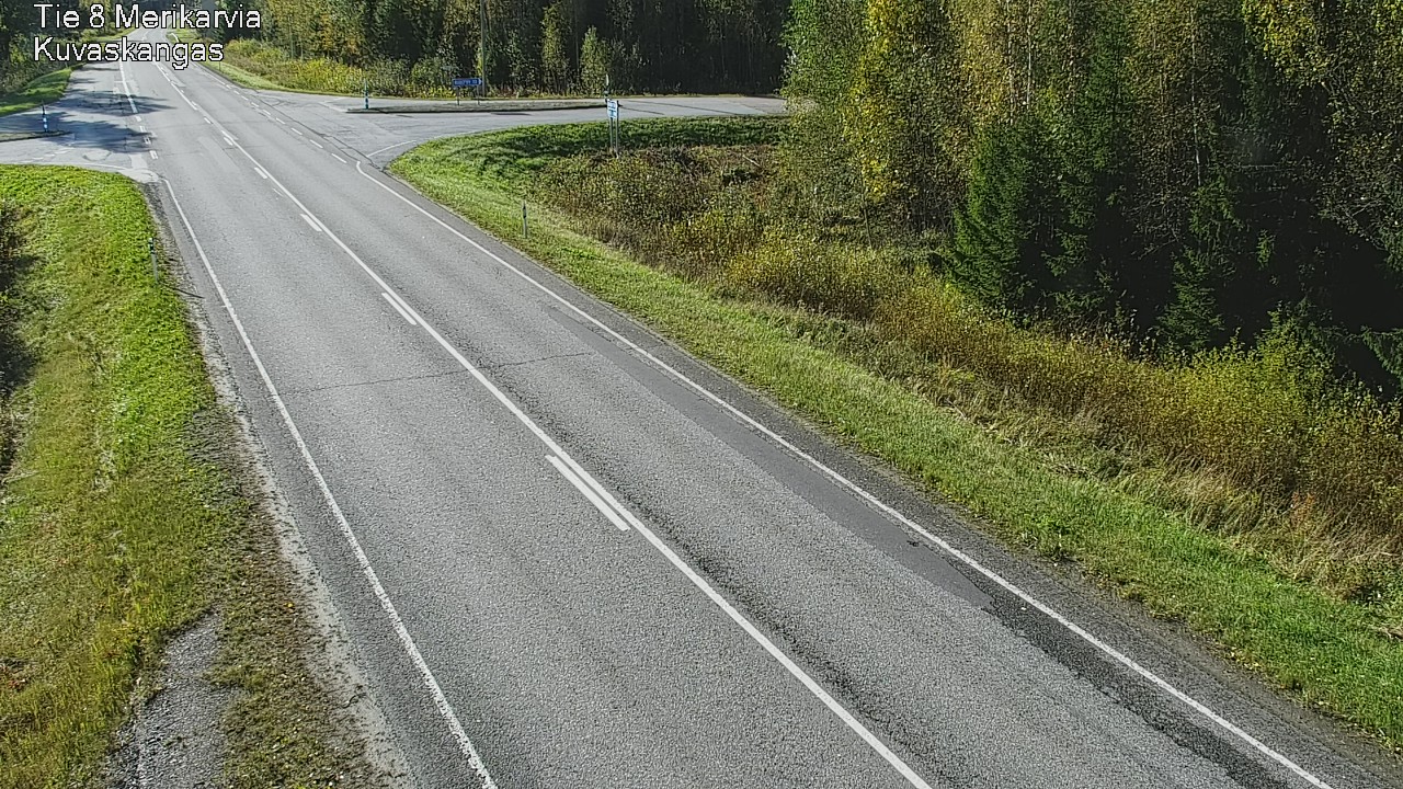 Weather Camera Image Road 8 Merikarvia, Kuvaskangas, Merikarvia, Satakunta