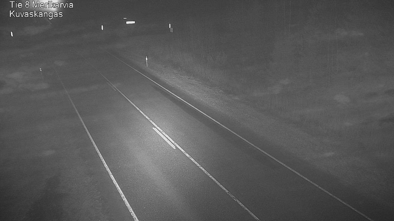 Weather Camera Image Road 8 Merikarvia, Kuvaskangas, Merikarvia, Satakunta