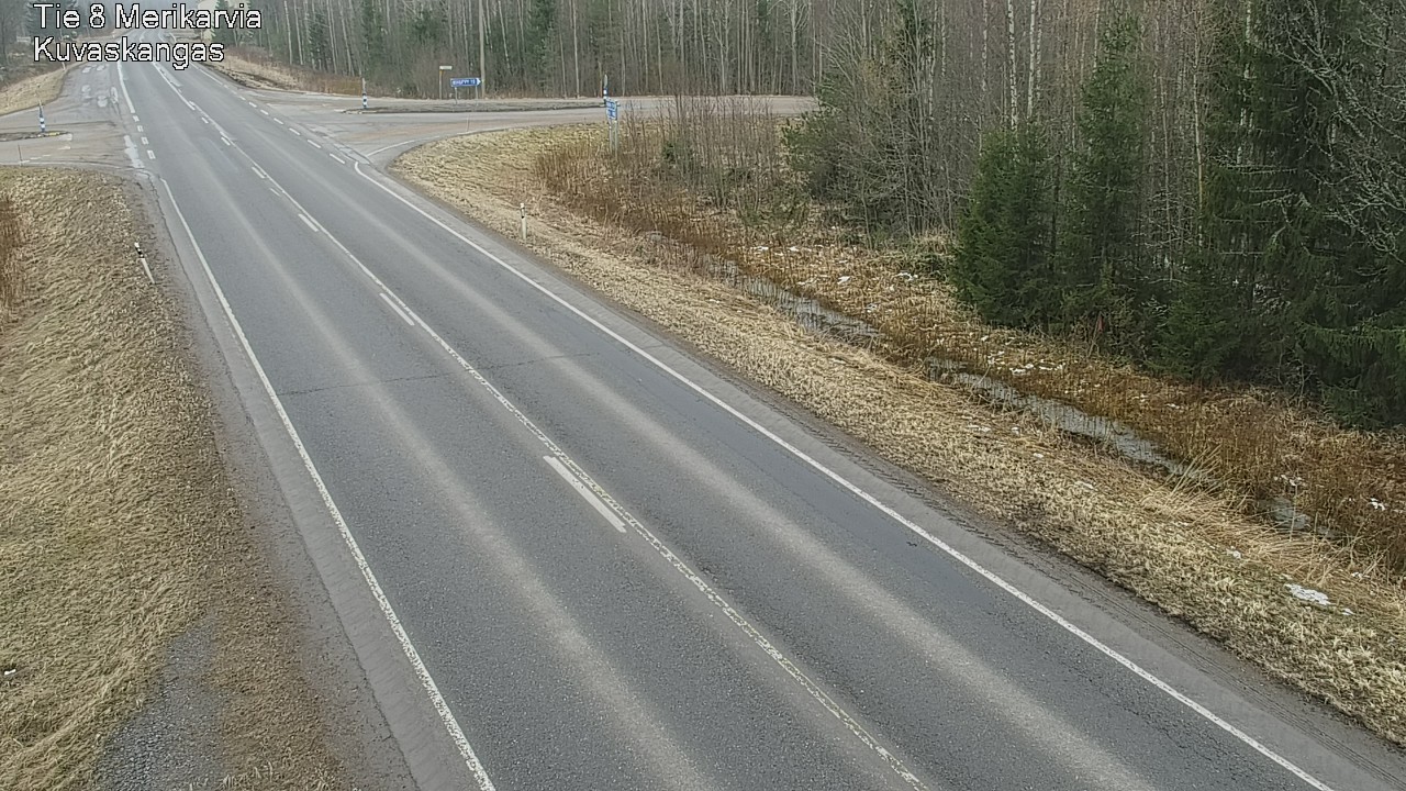 Weather Camera Image Väg 8 Merikarvia, Kuvaskangas, Merikarvia, Satakunta