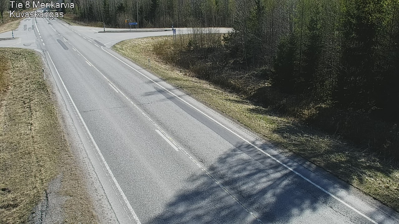 Weather Camera Image Road 8 Merikarvia, Kuvaskangas, Merikarvia, Satakunta
