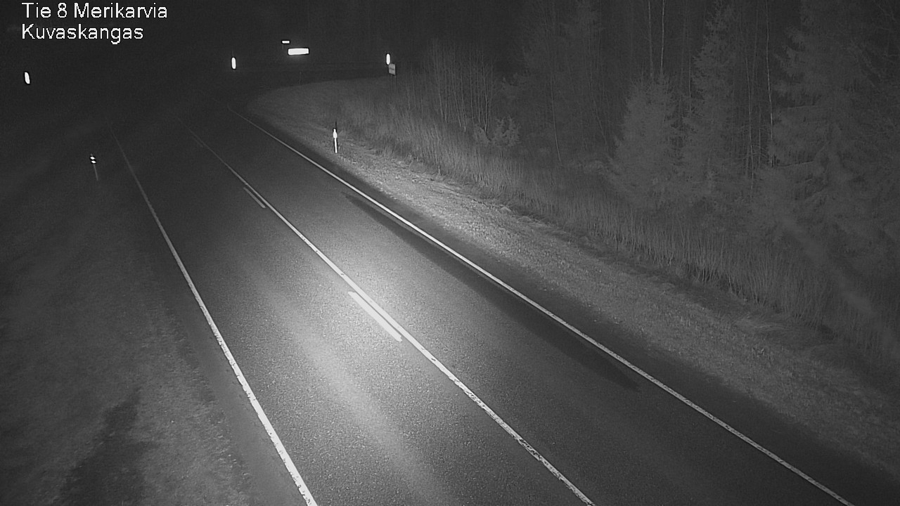 Weather Camera Image Road 8 Merikarvia, Kuvaskangas, Merikarvia, Satakunta