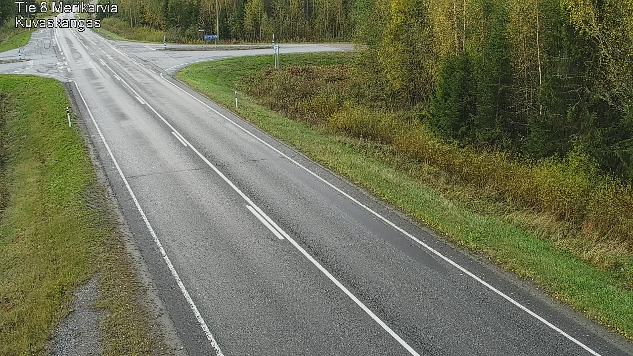 Weather Camera Image Road 8 Merikarvia, Kuvaskangas, Merikarvia, Satakunta