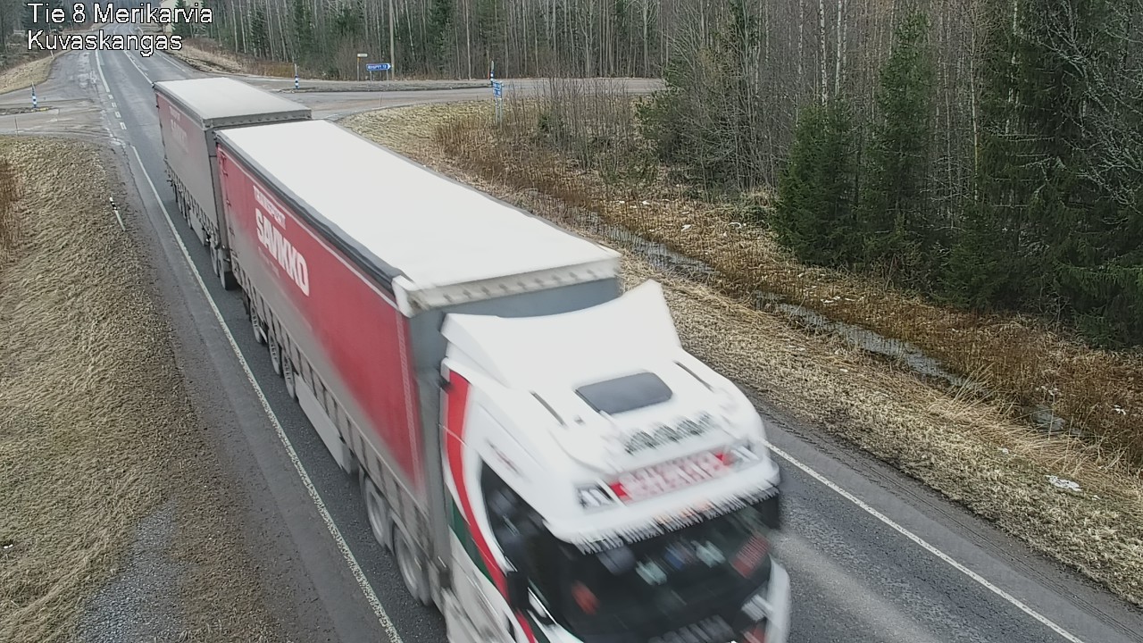 Weather Camera Image Väg 8 Merikarvia, Kuvaskangas, Merikarvia, Satakunta