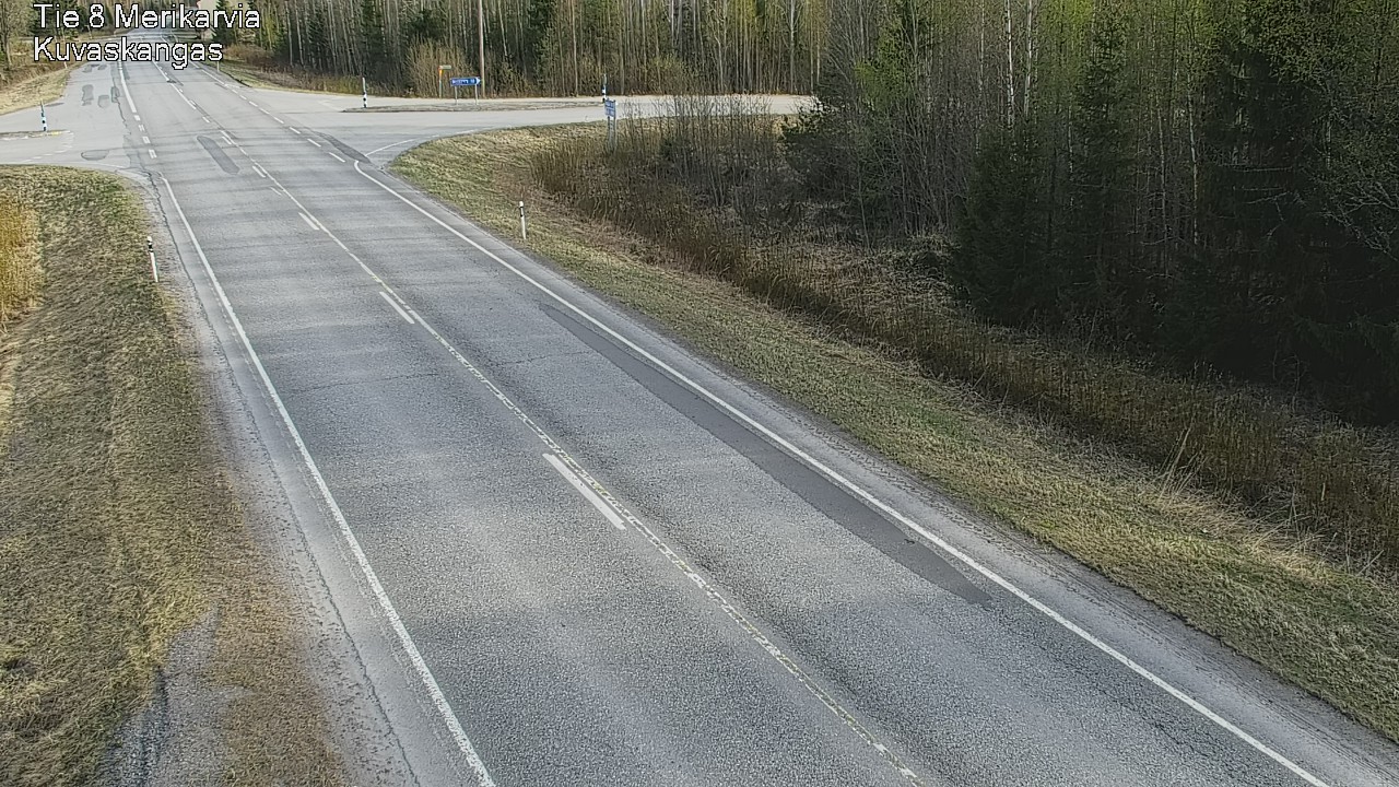 Weather Camera Image Road 8 Merikarvia, Kuvaskangas, Merikarvia, Satakunta