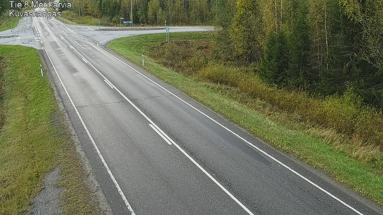 Weather Camera Image Road 8 Merikarvia, Kuvaskangas, Merikarvia, Satakunta