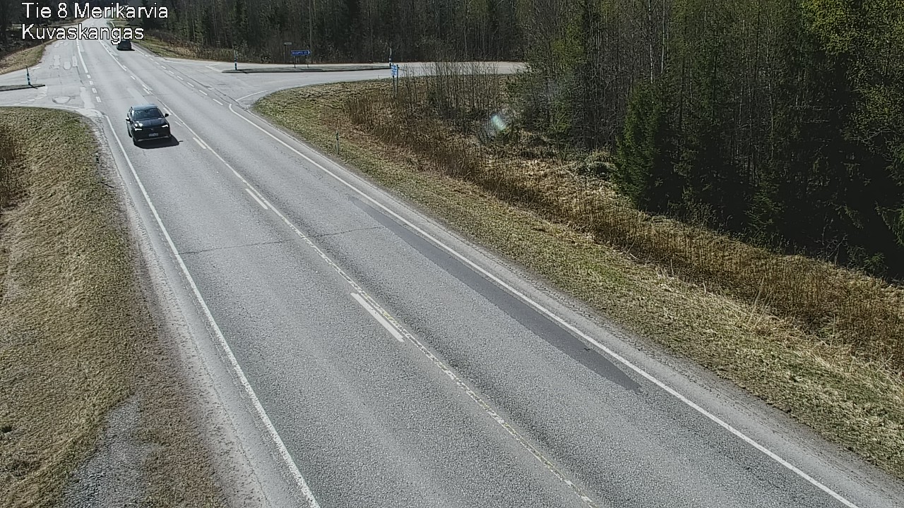Weather Camera Image Road 8 Merikarvia, Kuvaskangas, Merikarvia, Satakunta