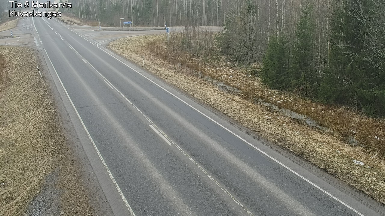 Weather Camera Image Väg 8 Merikarvia, Kuvaskangas, Merikarvia, Satakunta