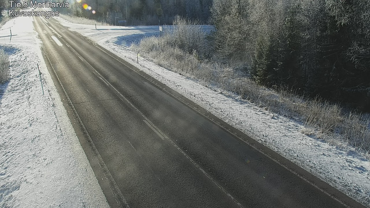 Weather Camera Image Road 8 Merikarvia, Kuvaskangas, Merikarvia, Satakunta