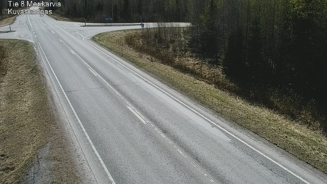Weather Camera Image Road 8 Merikarvia, Kuvaskangas, Merikarvia, Satakunta