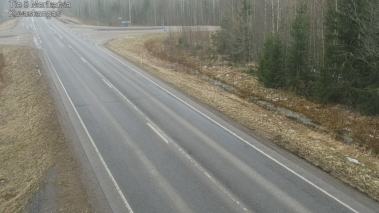 Weather Camera Image Väg 8 Merikarvia, Kuvaskangas, Merikarvia, Satakunta