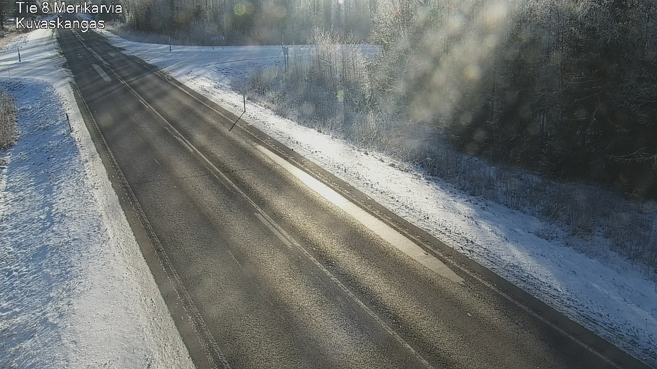 Weather Camera Image Road 8 Merikarvia, Kuvaskangas, Merikarvia, Satakunta