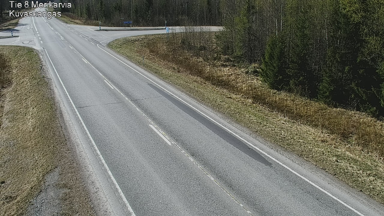 Weather Camera Image Road 8 Merikarvia, Kuvaskangas, Merikarvia, Satakunta