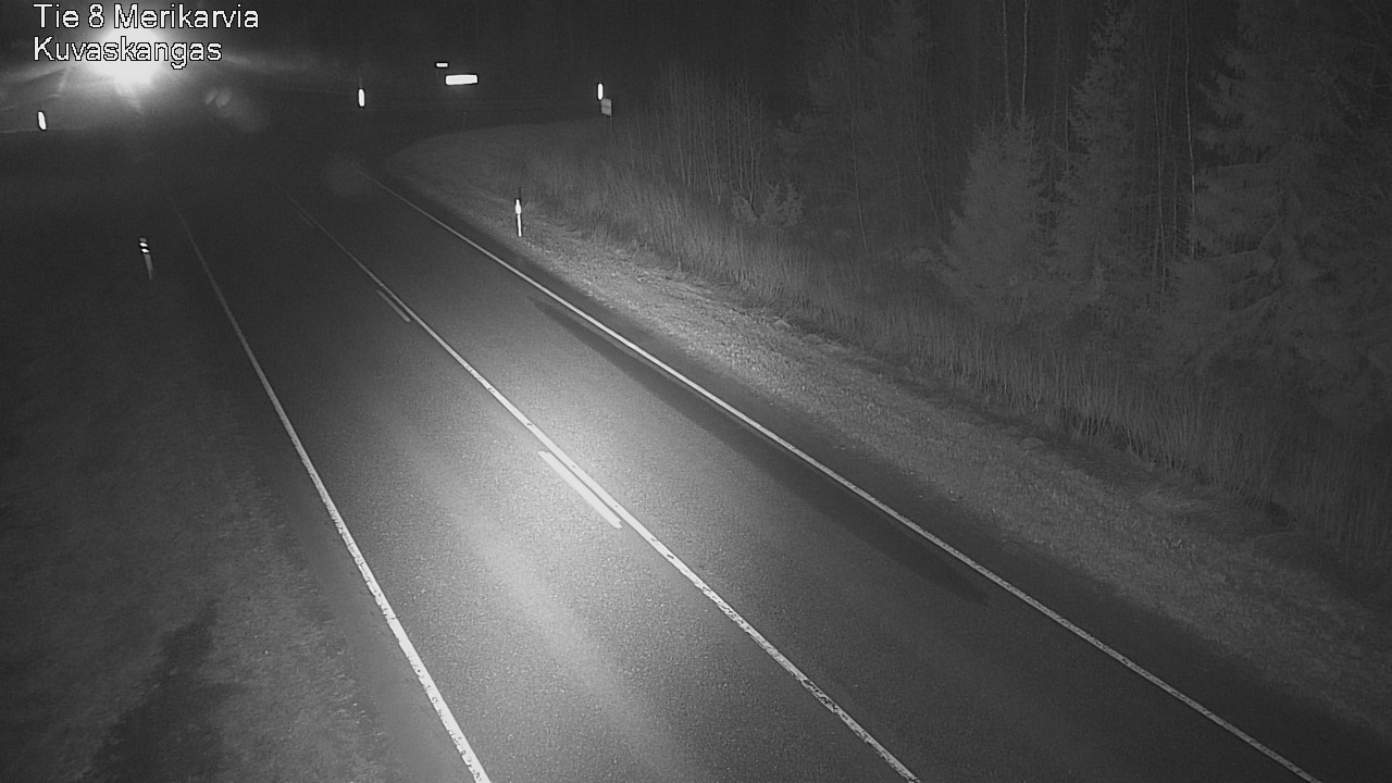 Weather Camera Image Road 8 Merikarvia, Kuvaskangas, Merikarvia, Satakunta