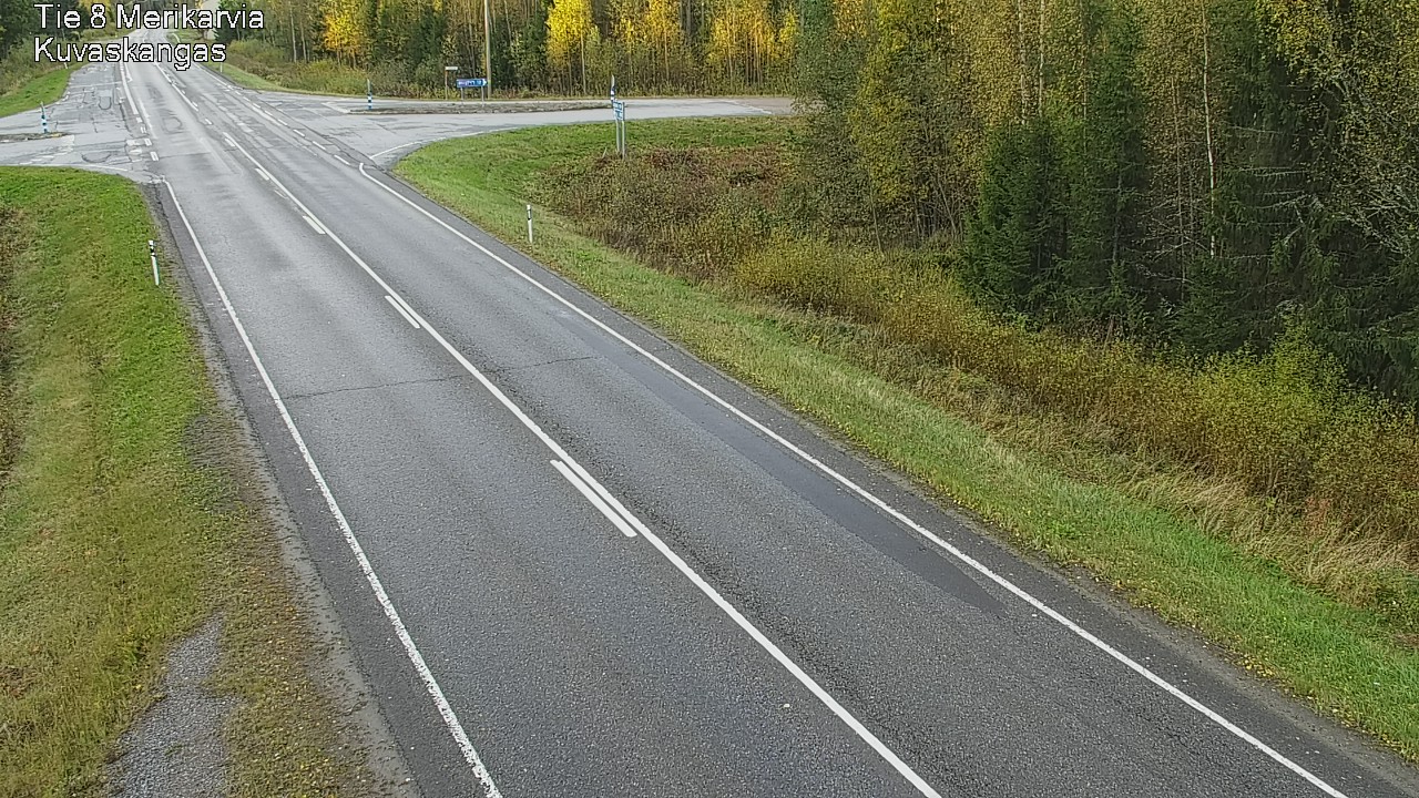 Weather Camera Image Road 8 Merikarvia, Kuvaskangas, Merikarvia, Satakunta