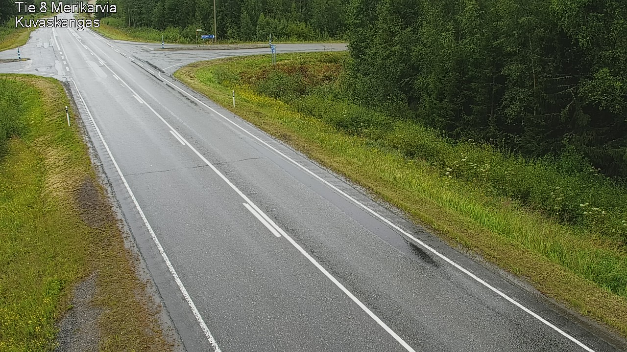 Weather Camera Image Road 8 Merikarvia, Kuvaskangas, Merikarvia, Satakunta