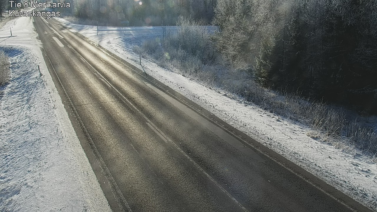 Weather Camera Image Road 8 Merikarvia, Kuvaskangas, Merikarvia, Satakunta