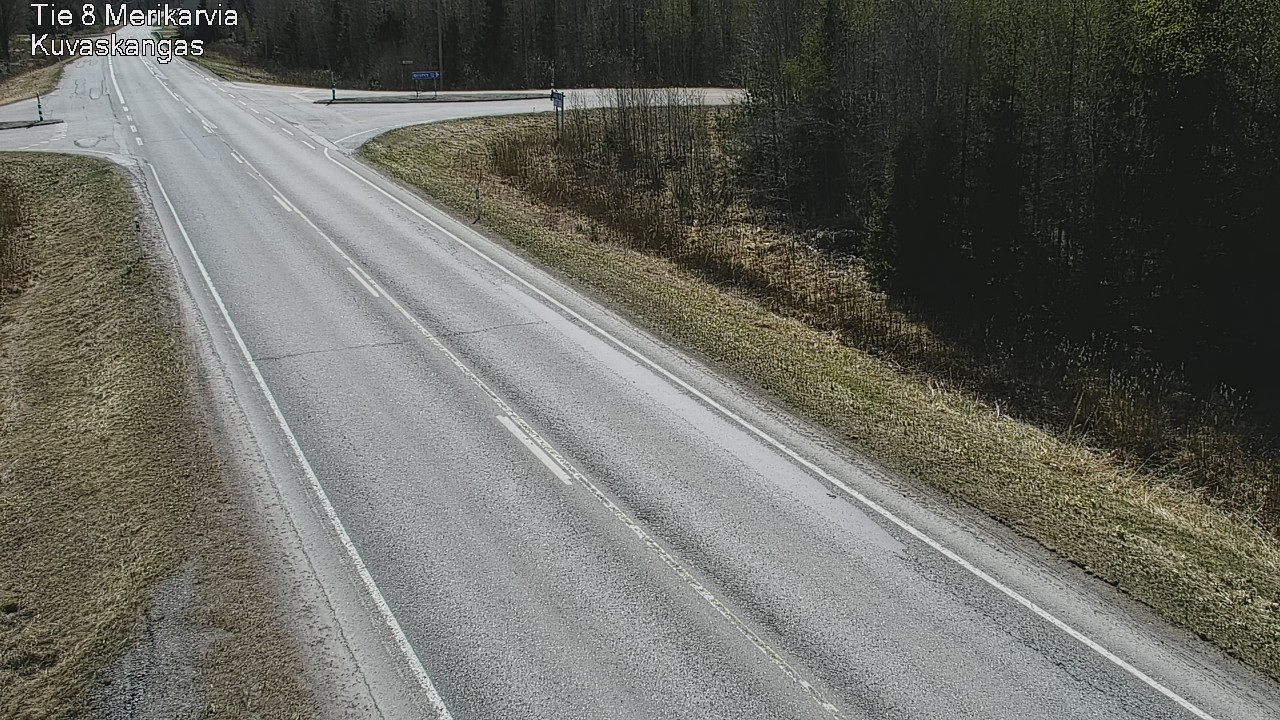 Weather Camera Image Road 8 Merikarvia, Kuvaskangas, Merikarvia, Satakunta