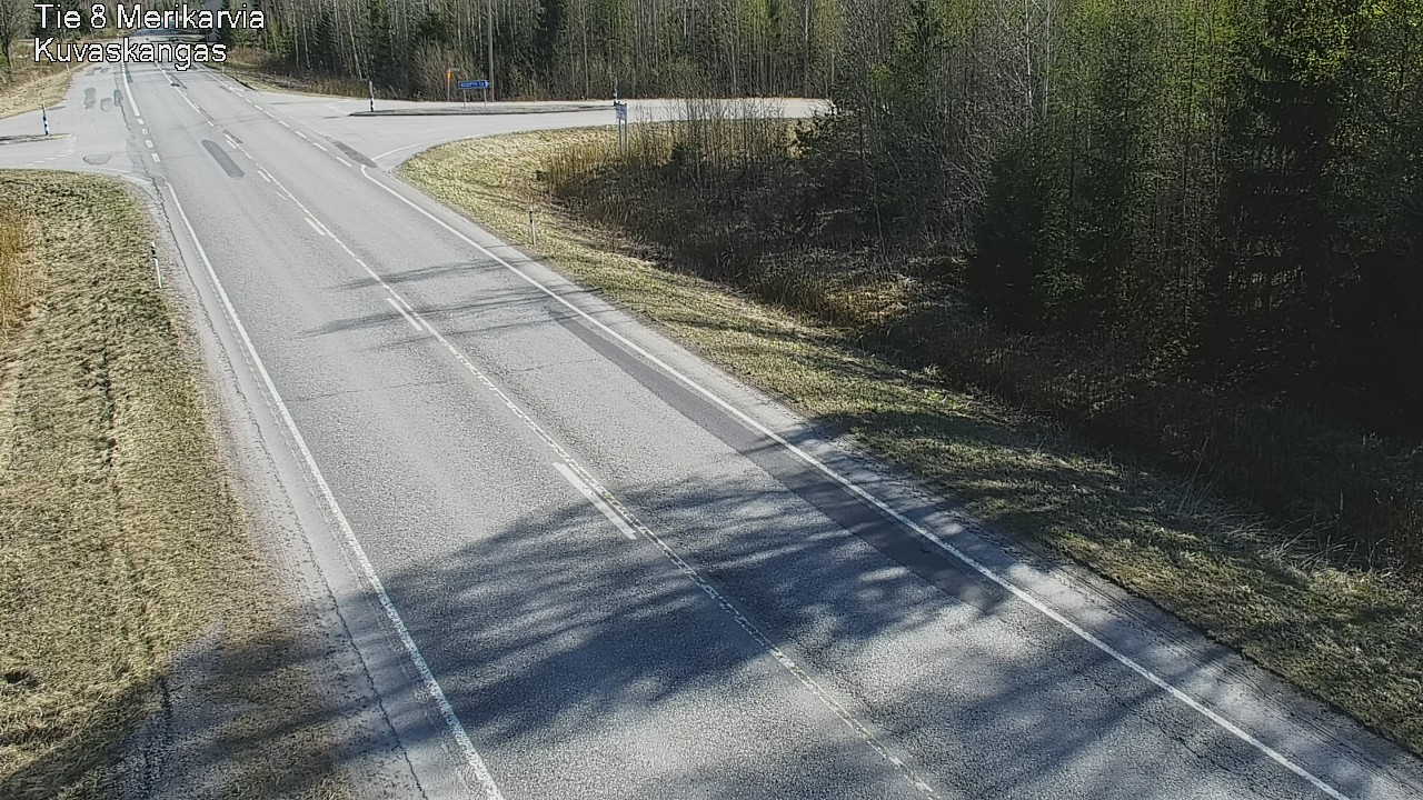 Weather Camera Image Road 8 Merikarvia, Kuvaskangas, Merikarvia, Satakunta