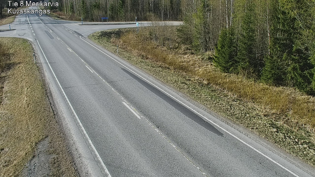 Weather Camera Image Road 8 Merikarvia, Kuvaskangas, Merikarvia, Satakunta