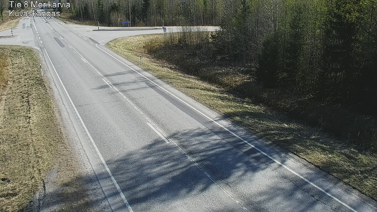Weather Camera Image Road 8 Merikarvia, Kuvaskangas, Merikarvia, Satakunta
