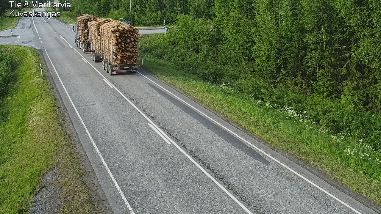 Kelikamerat Kuva Tie 8 Merikarvia, Kuvaskangas, Merikarvia, Satakunta