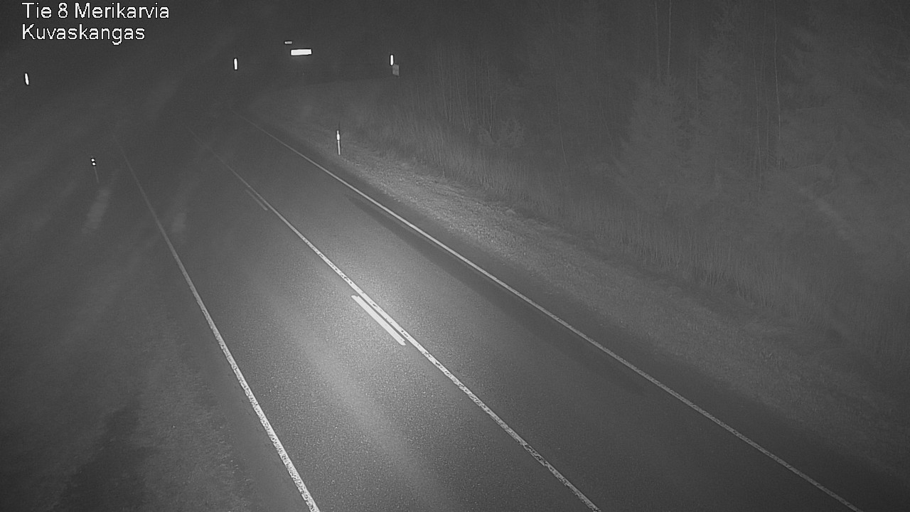 Weather Camera Image Road 8 Merikarvia, Kuvaskangas, Merikarvia, Satakunta