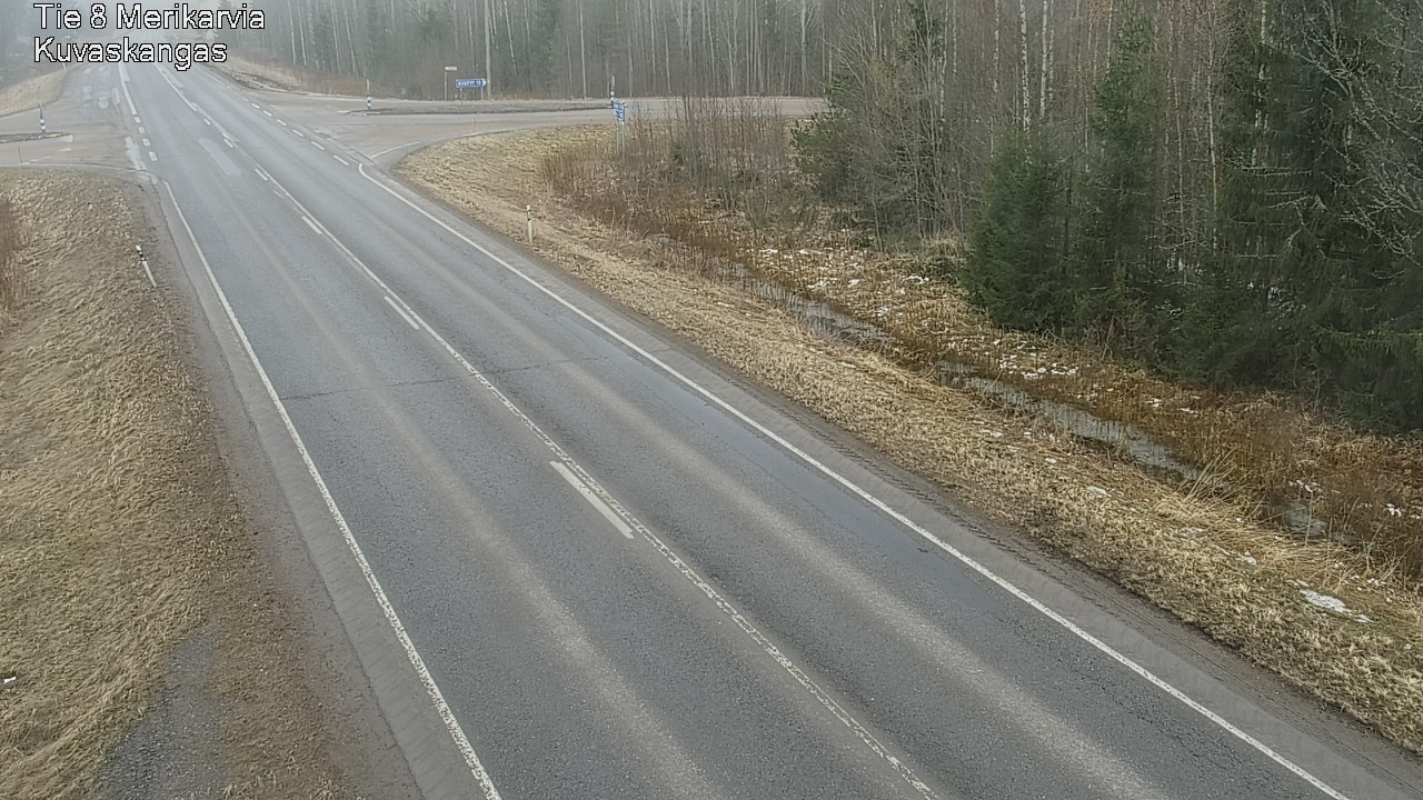 Weather Camera Image Väg 8 Merikarvia, Kuvaskangas, Merikarvia, Satakunta
