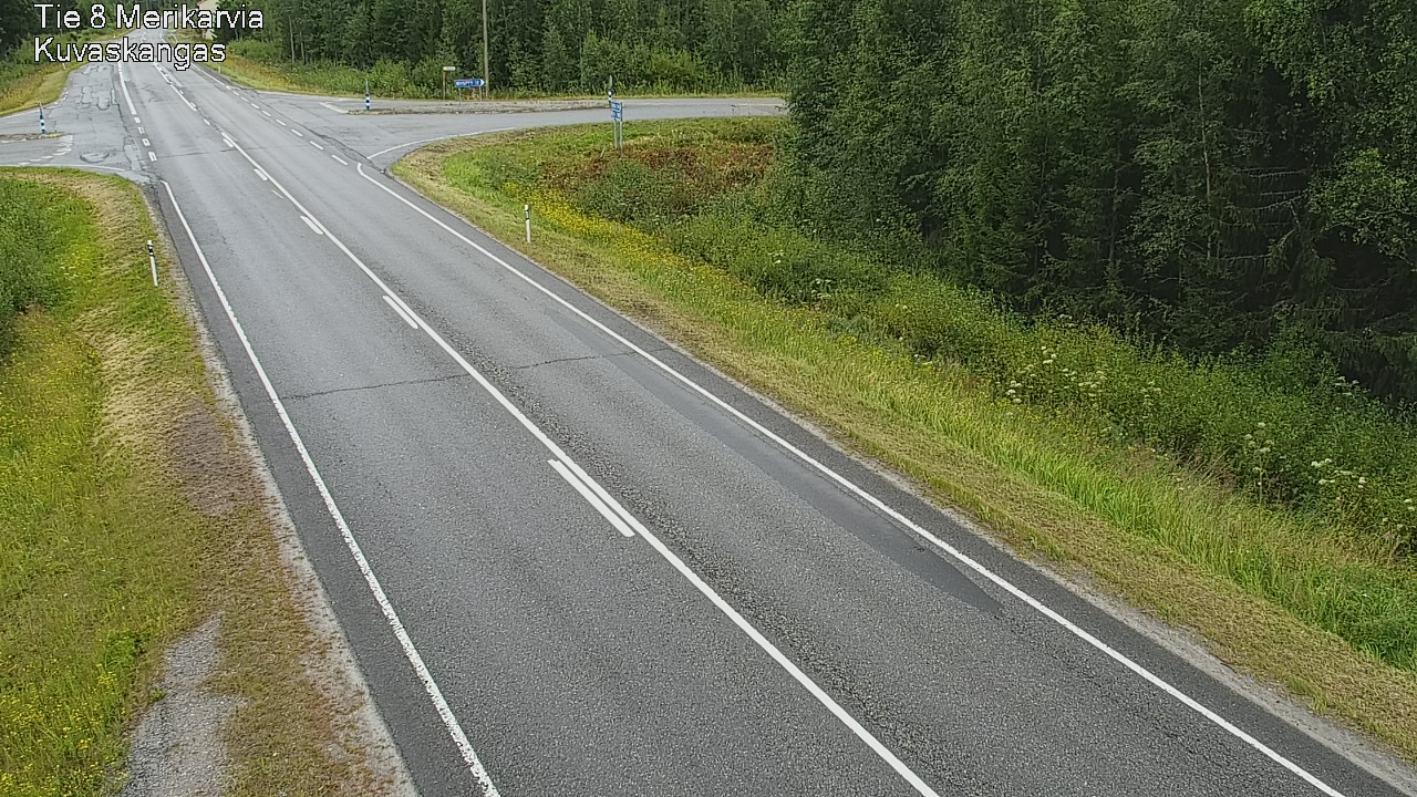 Weather Camera Image Väg 8 Merikarvia, Kuvaskangas, Merikarvia, Satakunta
