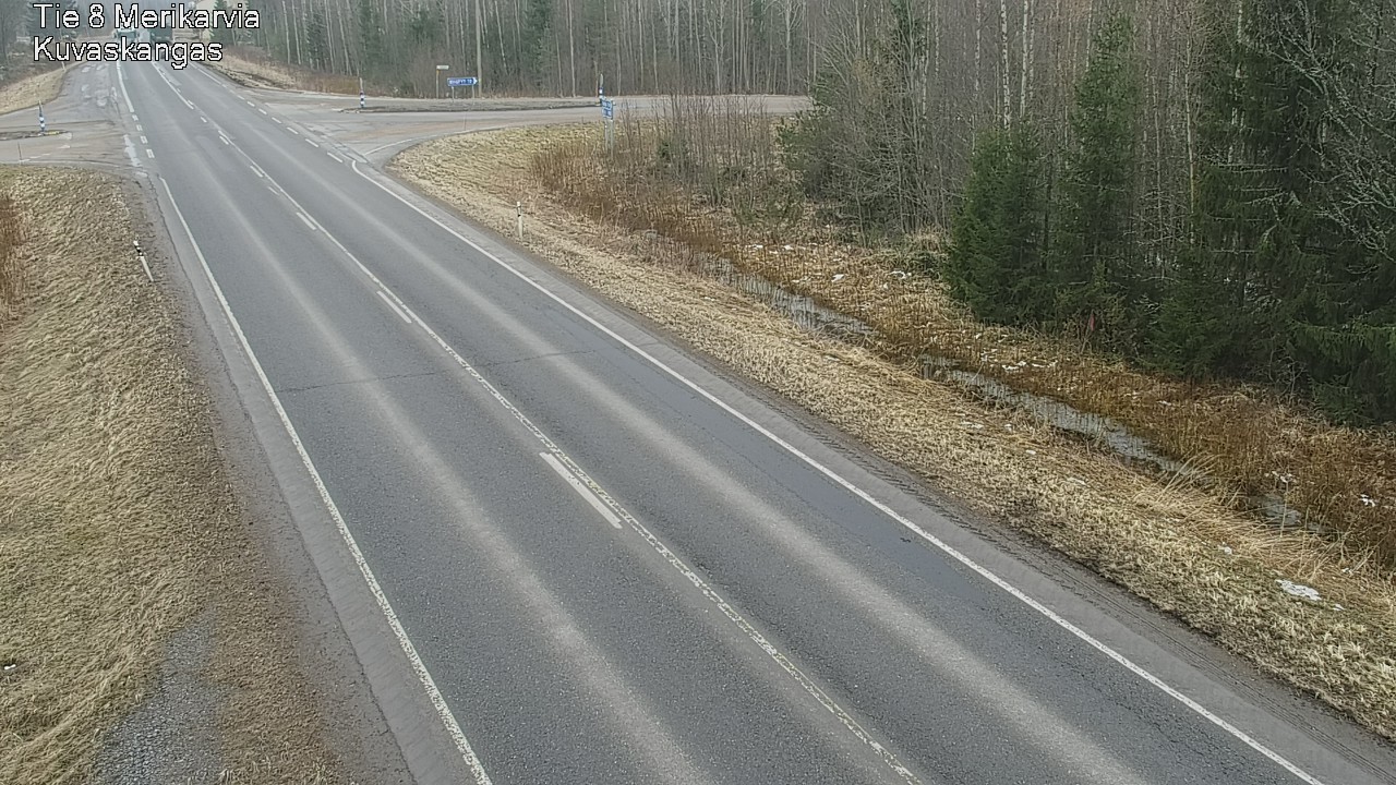 Weather Camera Image Väg 8 Merikarvia, Kuvaskangas, Merikarvia, Satakunta