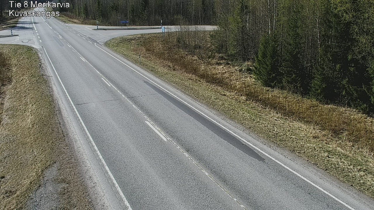 Weather Camera Image Road 8 Merikarvia, Kuvaskangas, Merikarvia, Satakunta