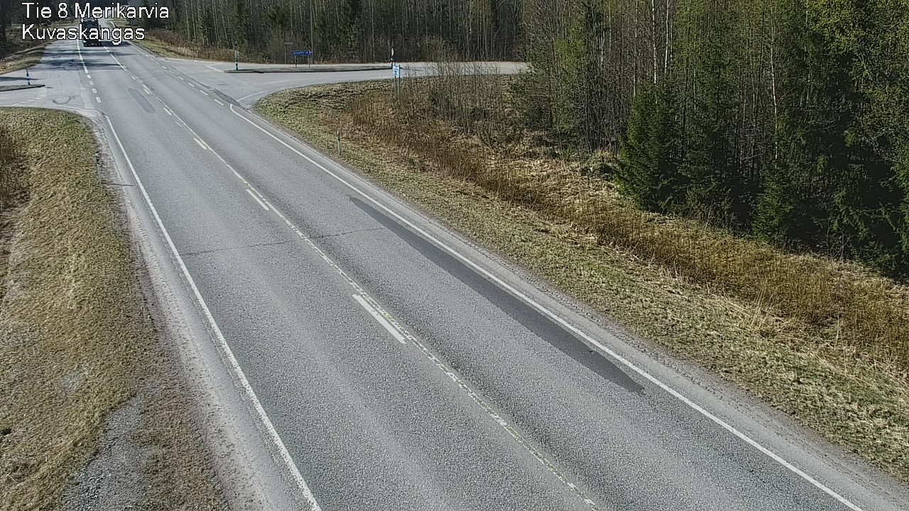 Weather Camera Image Road 8 Merikarvia, Kuvaskangas, Merikarvia, Satakunta