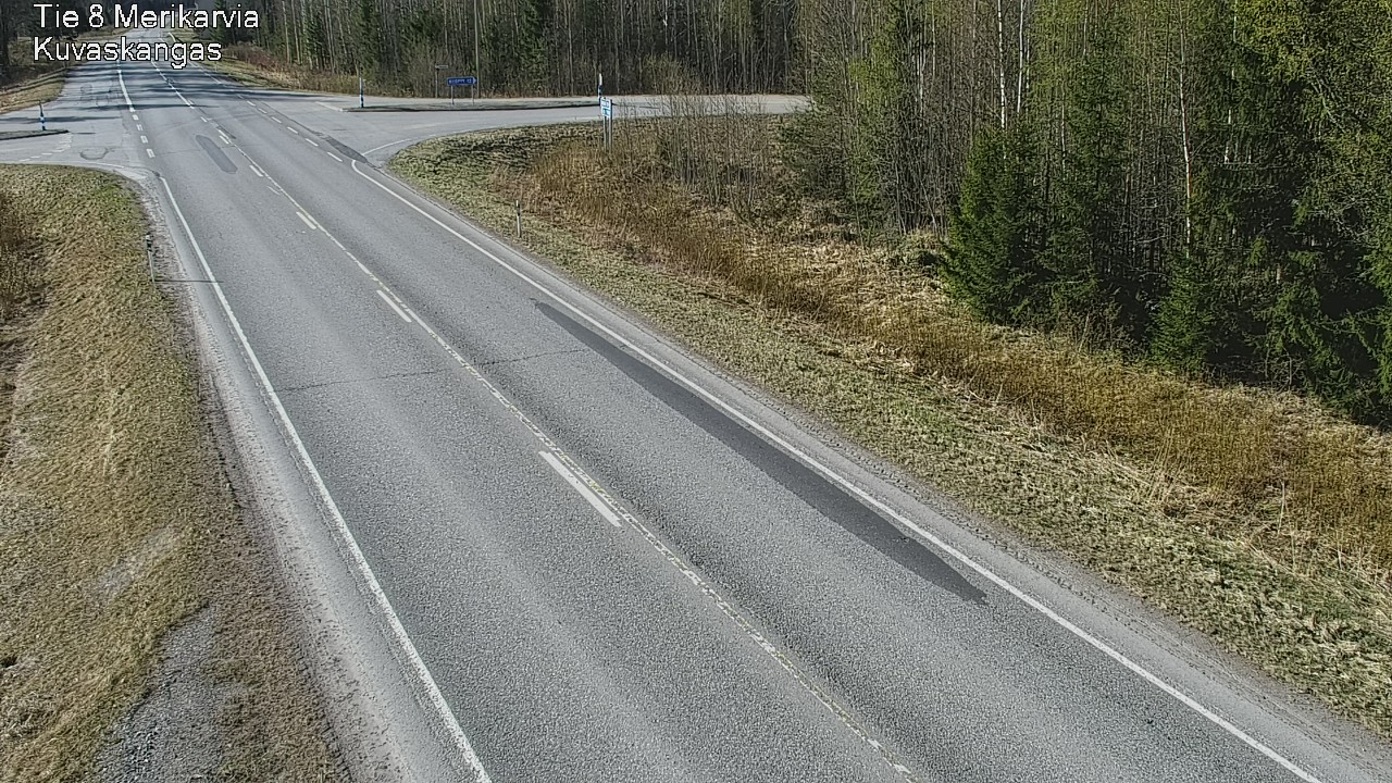 Weather Camera Image Road 8 Merikarvia, Kuvaskangas, Merikarvia, Satakunta