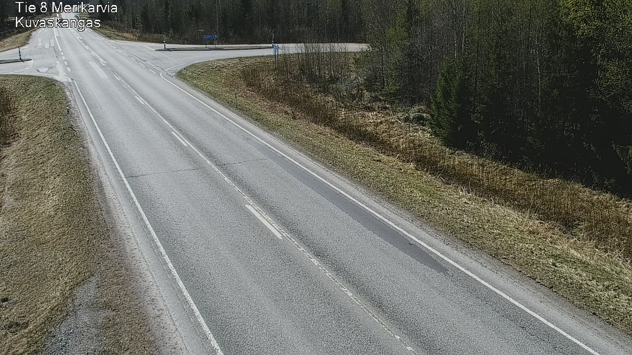 Weather Camera Image Road 8 Merikarvia, Kuvaskangas, Merikarvia, Satakunta