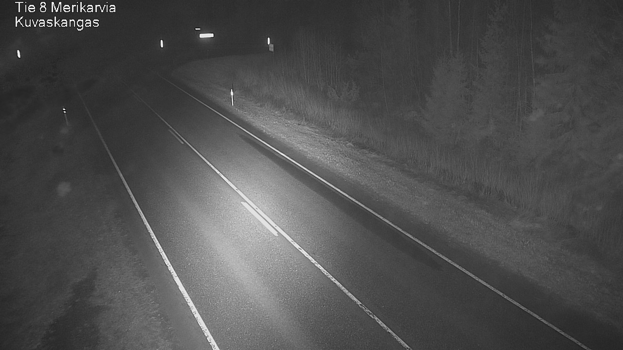 Weather Camera Image Road 8 Merikarvia, Kuvaskangas, Merikarvia, Satakunta