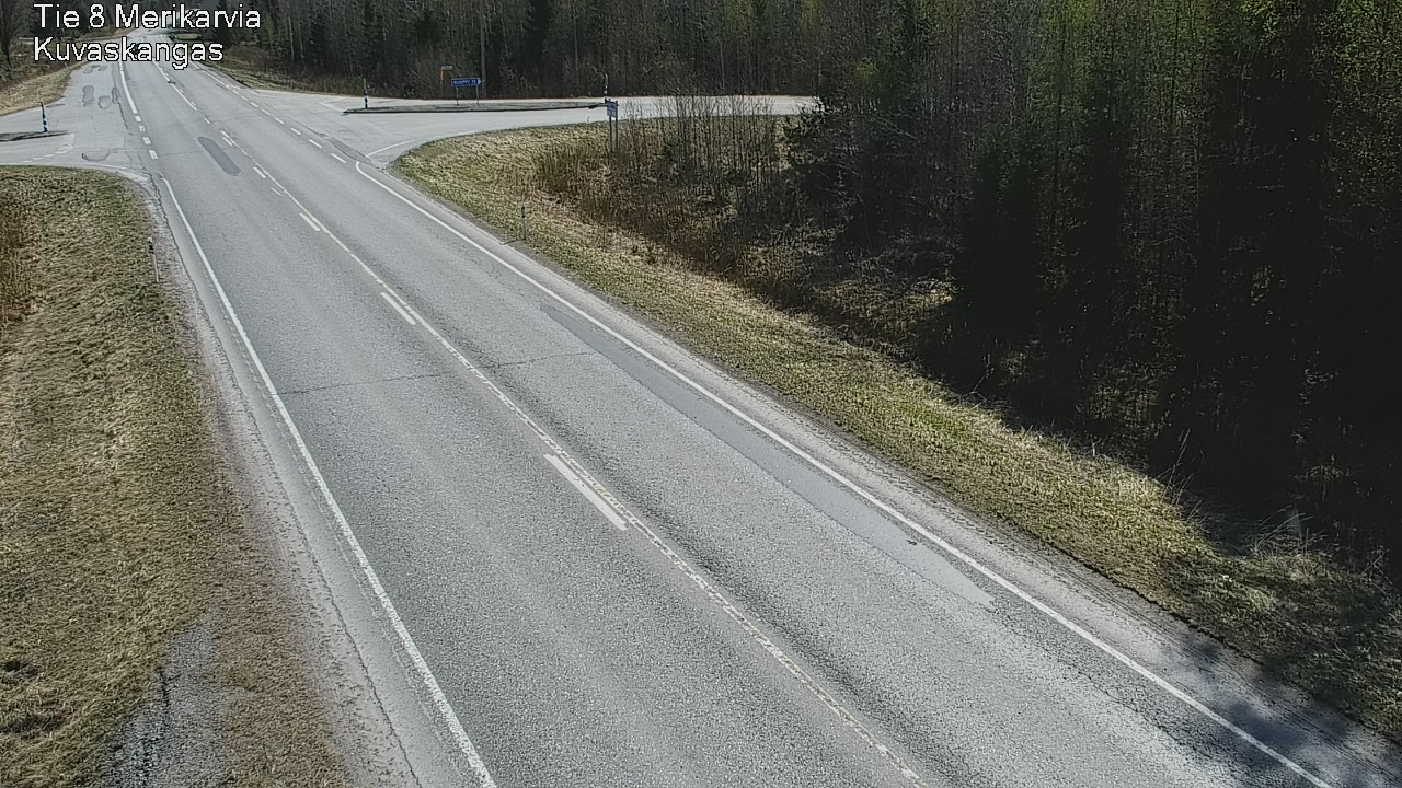 Weather Camera Image Road 8 Merikarvia, Kuvaskangas, Merikarvia, Satakunta